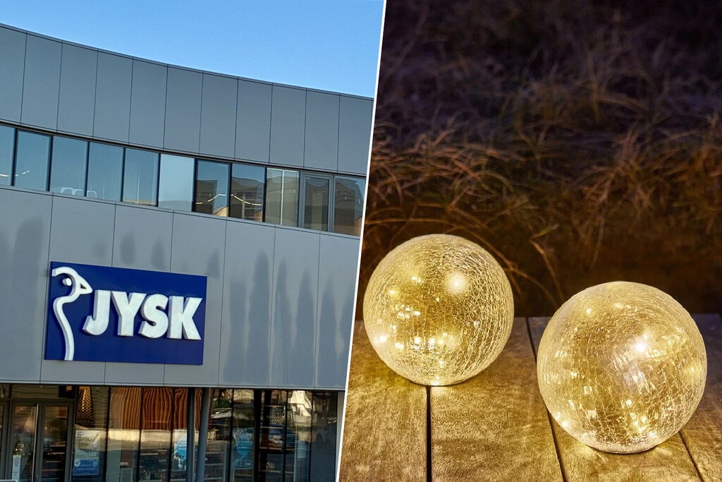 La lámpara solar de Jysk ideal para el jardín o la terraza: se enciende sola de noche y parece una luna llena