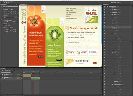 Adobe lanza Edge, su editor gráfico para crear animaciones web con HTML5, CSS y Javascript