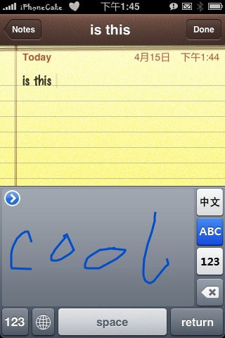 HWPen para escribir a mano en el iPhone
