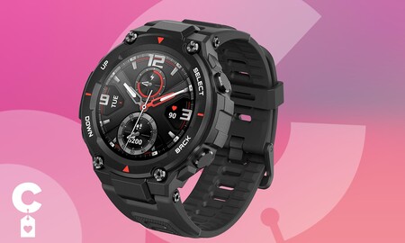 Con el cupón disponible en Amazon, el reloj inteligente todoterreno Amazfit T-Rex se queda en sólo 104 euros