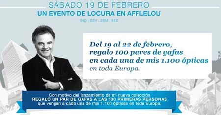 Consigue unas gafas gratis en Alain Afflelou