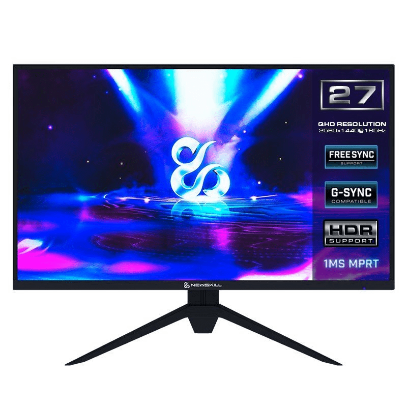 Diseño frameless, alta tasa de refresco de hasta 180Hz, 1Ms GTG real, panel Fast IPS, diversas opciones de ajuste y luz trasera RGB personalizable.