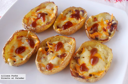 Receta de barquitas de patata con queso