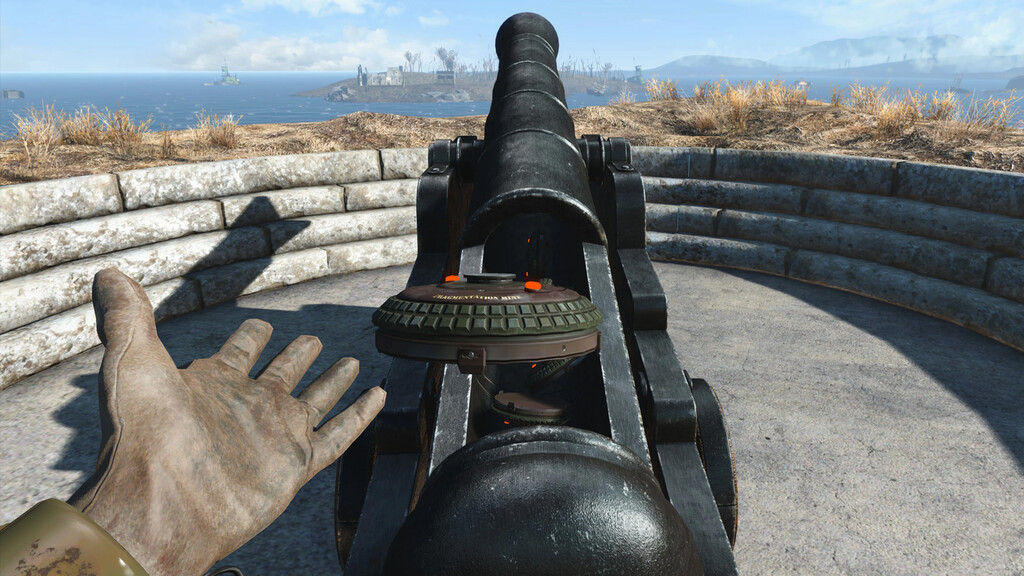 Cuando un fan de Fallout 4 metió un cañón funcional que aprovechaba la física del juego para disparar casi cualquier cosa