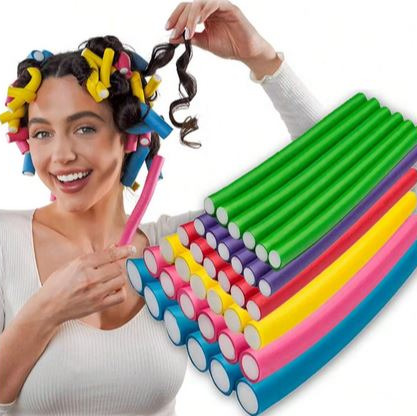 10 Rulos flexibles sin calor para hacer Rizos 
