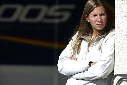 La primera mujer que rueda en un GP2