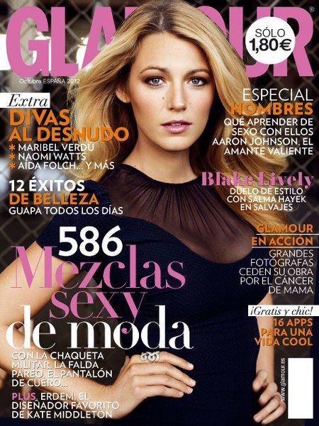 Las hay con glamour y luego están las portadas en las que aparece Blake Lively