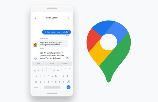Google Maps Mensajes