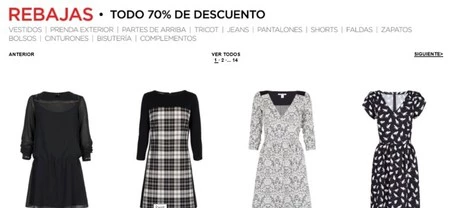 Blanco remata rebajas ¡Todo al 70 % de descuento!