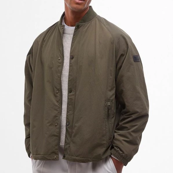 Chaqueta impermeable de hombre de cremallera
