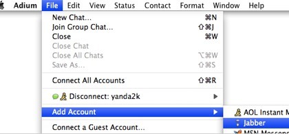 Usando Adium o iChat para conversar con tus amigos de Facebook