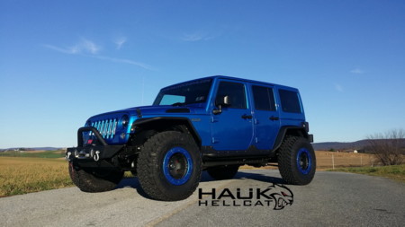 Si tenias ganas de un Jeep Hellcat, Hauk Design te prepara tu Wrangler para lograrlo
