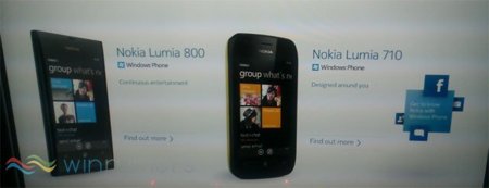 Se descubren los Nokia Lumia 800 y Lumia 710 antes de tiempo