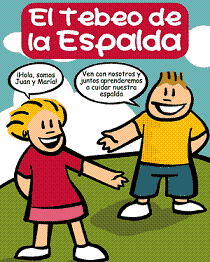 El tebeo de la espalda, para prevenir el dolor de espalda desde la infancia