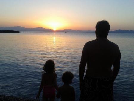 Familia con niños en Mallorca
