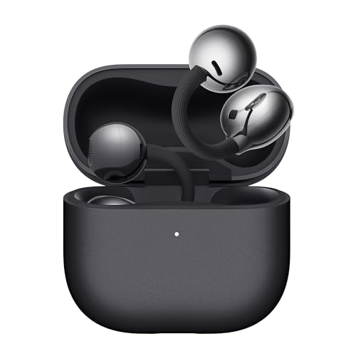 HUAWEI FreeClip 2 Auriculares Bluetooth Inalámbricos Audífonos Abiertos, Open Earbuds, Comodidad Todo el Día, Escucha Adaptativa Open-Ear, hasta 38h Autonomía, iOS y Android, Garantía 42 Meses, Negro