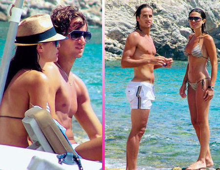 María José Suárez y Feliciano López a las vueltas otra vez en Ibiza