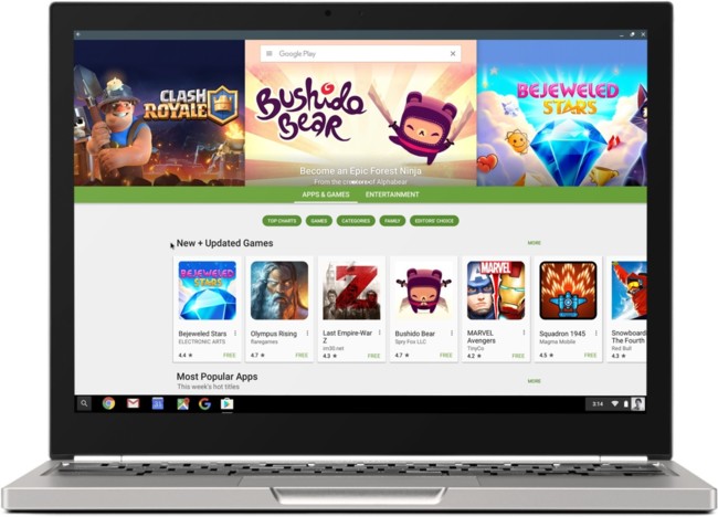 Chromebook Google Play