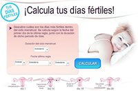 Calcula tus días fértiles en el teléfono móvil