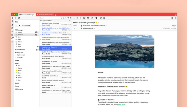 Vivaldi Mail