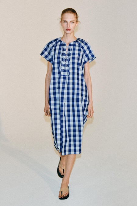 vestido cuadros vichy