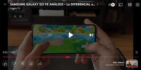 Youtube horizontal player