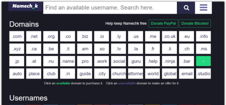 Cómo descubrir fácilmente si un dominio o nombre de usuario se encuentra disponible en la web