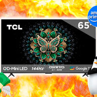 Puro Amazon Prime Day: Pantalla TCL de 65 pulgadas desde 8,900 pesos con Google TV e ideal para gamers 