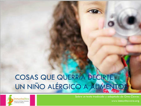 ¿Sabemos cómo se sienten los niños alérgicos a alimentos?