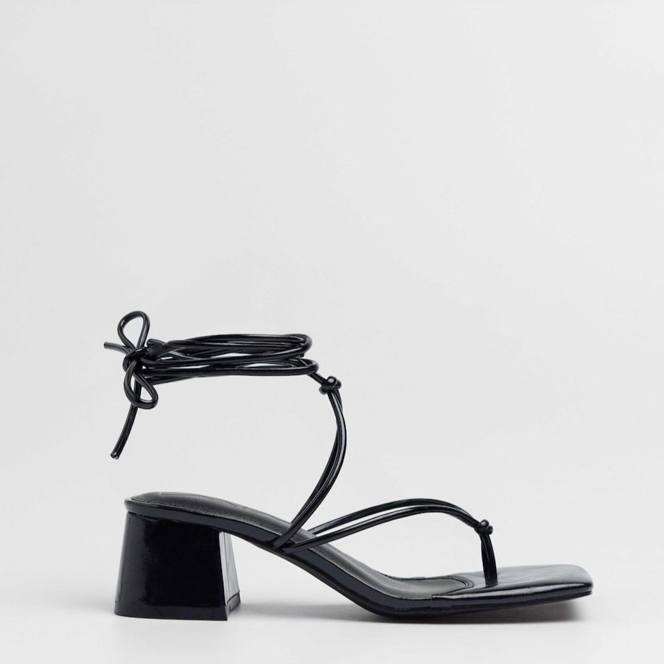 Mim
Sandalias de tacón de mujer de dedo con tacón cuadrado