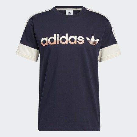 Camiseta Adidas Sprt Split 3 Bandas Azul H31275 01 Laydown