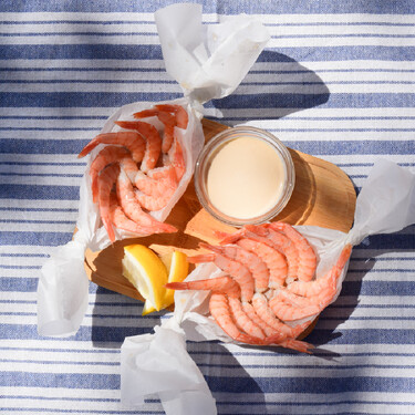 Gambas en papillote: una receta muy fácil, que tienes lista en 5 minutos 