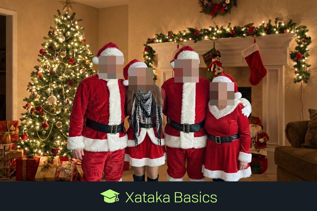 Cómo hacer una felicitación de Navidad creando una foto familiar o grupal a partir de fotografías separadas