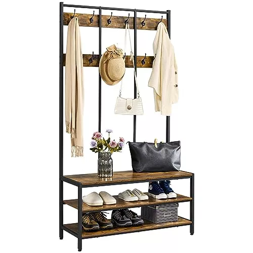 Yaheetech Zapatero Entrada Recibidor Recibidor 100×40×185cm 