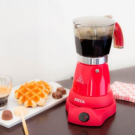 Jocca - Cafetera Italiana Electrica 6 Tazas