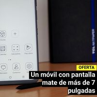 Lo bueno de los eReaders en un móvil: precio mínimo en el TCL con pantalla mate de más de siete pulgadas 