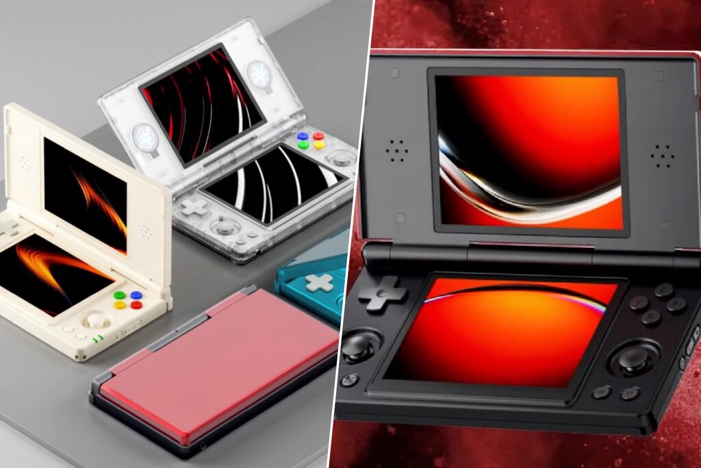 Las portátiles chinas se cortan cada vez menos imitando éxitos ajenos: lo último de Anbernic es idéntico a una Nintendo DS 