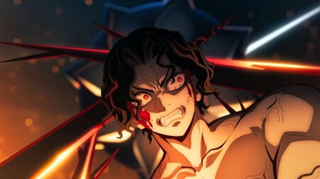 Demon Slayer Angry Muzan About To Be Hit With Weapon