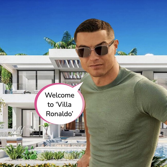 Cristinao Ronaldo y su nueva mansión