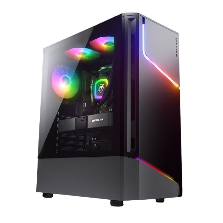 COOLPC Black Priority 0 - Ryzen 5 5500 / GeForce RTX 3060 12Gb / 16Gb DDR4 3200Mhz / NVMe 500Gb
