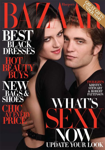 Robert Pattinson y Kristen Stewart, la pareja de moda en Harper's Bazaar