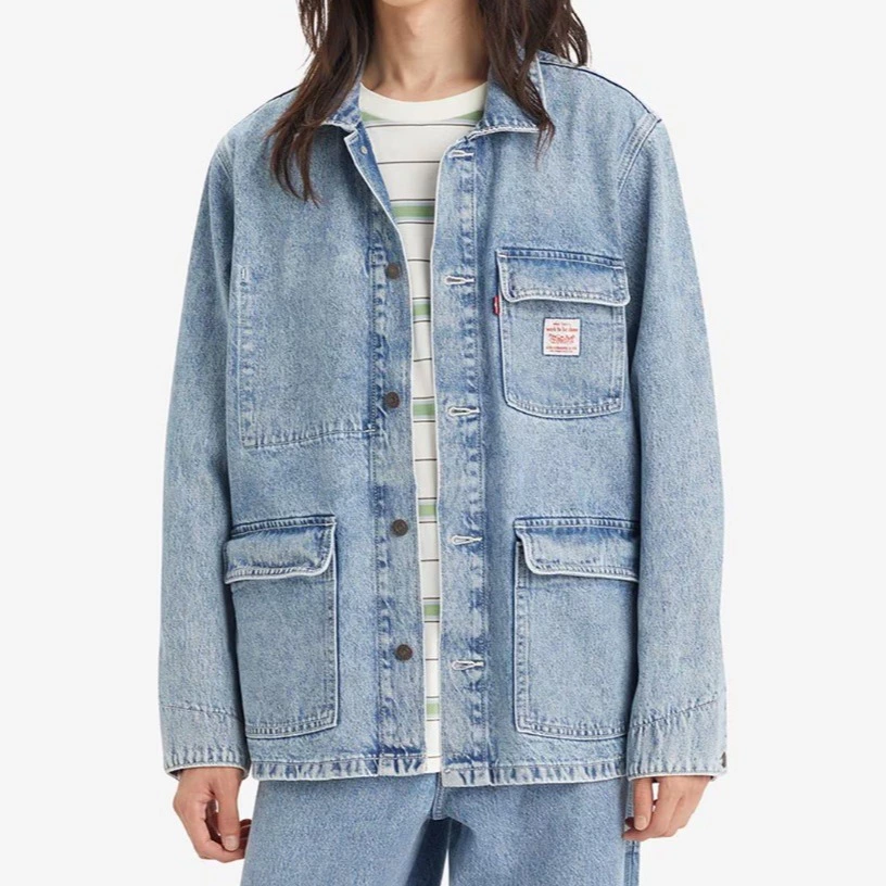 Levi's Chaqueta vaquera de hombre relaxed de algodón