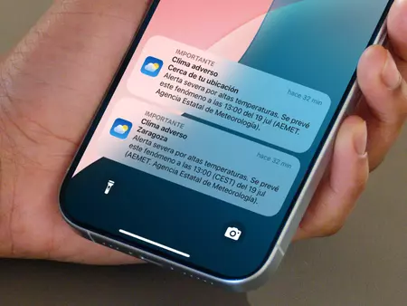 iPhoneの高温警告