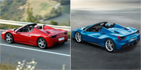 Ferrari 488 Spider vs Ferrari 458 Spider
