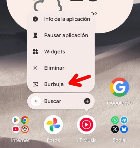 Abrir Burbuja