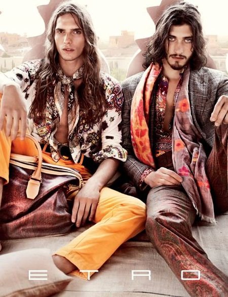 Oda estampada en la campaña de Etro Primavera-Verano 2012