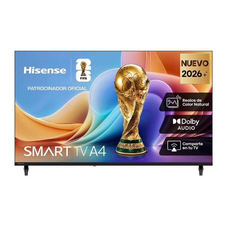 TV Pantalla Hisense de 50 pulgadas Full HD 50A4SV con sistema operativo VIDAA