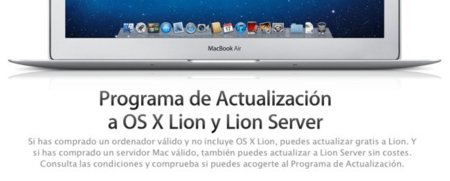 Programa de actualización a OS X Lion y Lion Server