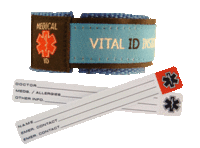 Pulseras de identificación médica