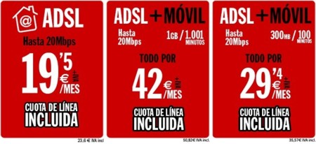 Pepephone estrena oferta convergente de ADSL y móvil por 42 euros